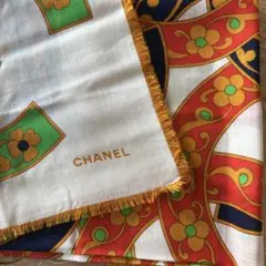 未使用 CHANEL シルク大判スカーフ ヨット柄 ヴィンテージ - メルカリ