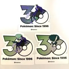 ポケモン メガフェスタ 30周年ランダムステッカー 韓国 オーガポン
