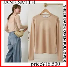 JANE SMITH✨SHEER BACK OPEN PULLOVERのサムネイル