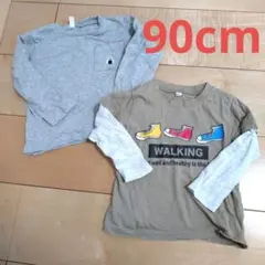 ベビー　子供服　90cm　長袖　2枚セット