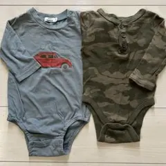 【2着セット】長袖ロンパース