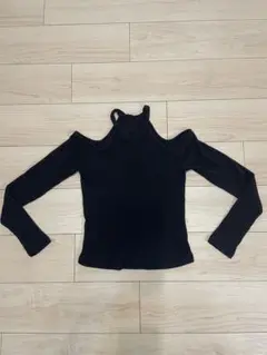 肩出しトップス ニット