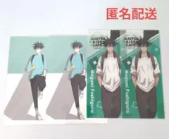 呪術廻戦カフェ　特典　ポストカード　クリアしおり　ブックマーク　伏黒恵