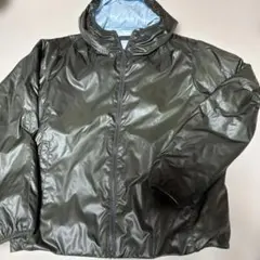 UNIQLO ユニクロ　フード付きジャケット　サイズL グリーン×水色