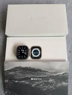 Apple Watch ultra本体 バッテリー90% 箱あり、取説