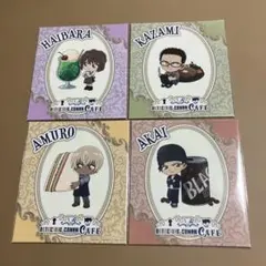 名探偵コナンカフェ セガラッキーくじ アートパネル 4点セット 名探偵コナン
