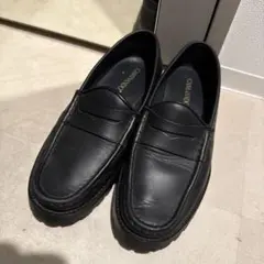 CAMINANDO ブラックレザー ローファー 箱付き CAMINANDO ブラックレザー ローファー 箱付き - メルカリ