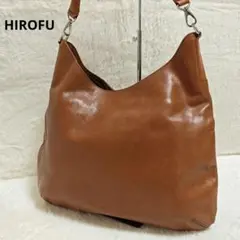 人気♡A4可♡キャメル♡HIROFU ヒロフ Hロゴ金具 レザー トートバッグ
