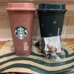 ま*る様 スターバックス　リユーザブルカップ2点セット