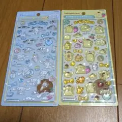 サンリオ　ボンボンドロップシール　シナモロール　ポムポムプリン