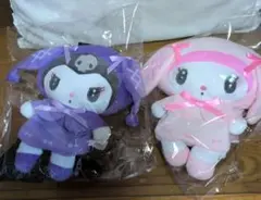 マイメロディ♡クロミ　月夜のメロクロぬいぐるみリュック3