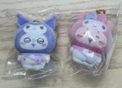 サンリオ シークレットフロッキーマスコットチャーム モモンガ　カニ