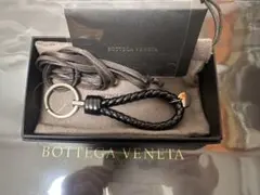 【付属品付】ボッテガヴェネタ イントレチャートキーリング/クローム/黒/2️⃣✨✨✨