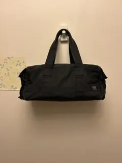 PORTER 黒スモーキーキャンバスボストンバッグ