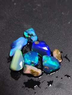 エチオピア　チョーク　オパール　原石　透明　青　鉱物標本　ウェロ産 エチオピア チョーク オパール 原石 透明 青 鉱物標本 ウェロ産 - メルカリ
