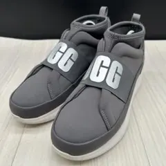 【UGG】 アグ ニュートラ 厚底 ロゴ スニーカー スリッポン 23.5