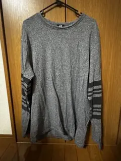 H&M グレー 長袖カットソー Mサイズ