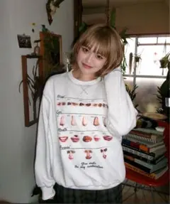shesame graphic sweat Lサイズ