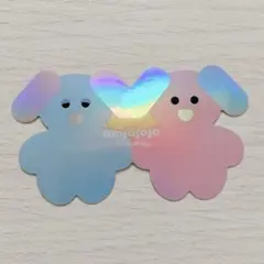 mojojojo バズコレ シークレット 犬キャラクターホログラムステッカー