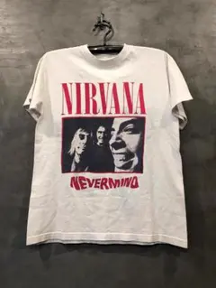 NIRVANA プリントTシャツ L ホワイト ホワイト Tシャツ トップス NIRVANA プリント L - メルカリ
