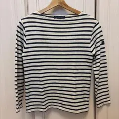 SAINT JAMES 定番　ウェッソン　ストライプ長袖カットソー　マリン　別注