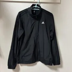 adidas ブラック ジャージ ジャケット