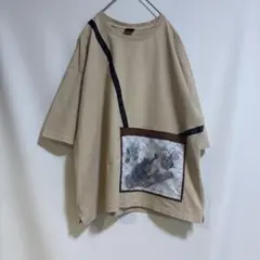 ◆Scolor Parity◆ ポシェットデザイン半袖Tシャツ　ゆったりのサムネイル