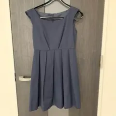 ジルスチュアート　ネイビー ノースリーブ ワンピース
