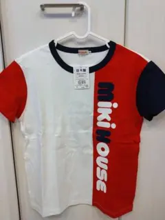 お値引き中！ミキハウス カラーブロック Tシャツ S　大人のサムネイル