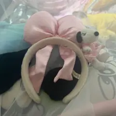 スヌーピー リボン付きカチューシャ ユニバ