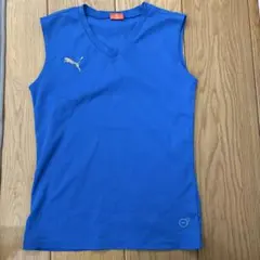 Puma ノースリーブタンクトップ Mサイズ 青