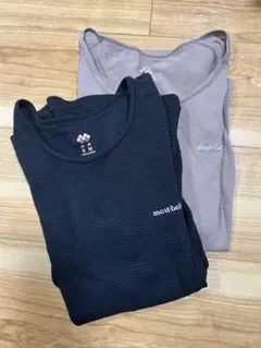 mont-bell 長袖肌着Mサイズ 2枚セット