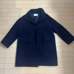 UNITED ARROWS ネイビー チェスターコート レディース38