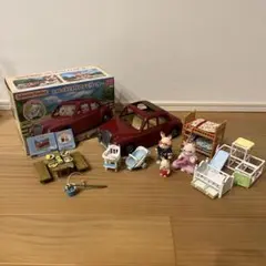 シルバニアファミリー 車とフィギュアセット