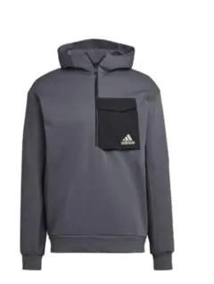 アディダス　スウェットパーカー　スウェットフーディ　ハーフジップ