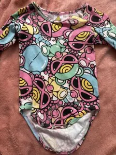 ヒスミニテディ総柄ロンパース 70