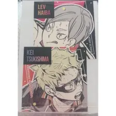 ハイキュー スクエアステッカーコレクション 第2弾 月島蛍 灰羽リエーフ