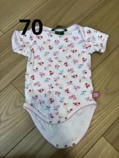 oilily 花柄 蝶柄 半袖ロンパース 68cmのサムネイル