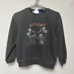 新品 RELA. ミッキー&ミニー•ヴィンテージ加工トレーナー 130cm