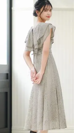 Dorry Doll ビッグフリルカラーマーメイドドレス