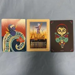 ディズニーストア　じゃんけんカード　レミー　ミゲル　ニモ　ドリー
