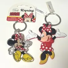 ディズニー　ミニーマウス　ミニー　日本未発売　キーホルダー　キーリング