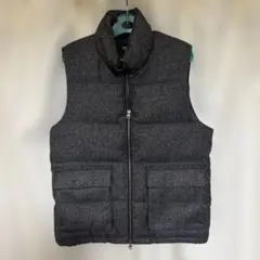 コムサイズム　グレー　ダウンベスト　M