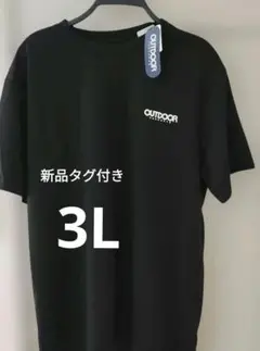 ⭐新品タグ付き　OUTDOOR PRODUCTS ブラック Tシャツ 3L