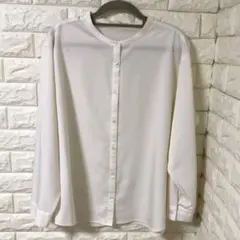 SHOO LA RUE ホワイト 長袖シャツ　羽織りのサムネイル