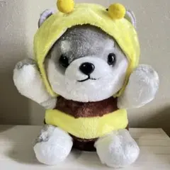 未使用に近い　豆しば三兄弟　ゆるミツバチ　BIGぬいぐるみ　タイガ