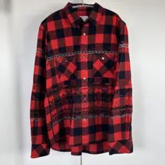 美品★sacai★ネルシャツ★刺繍