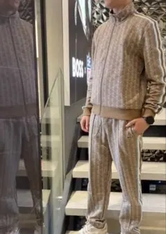 ラコステ LACOSTE モノグラムジャガードトラックジャケット 廃盤 激レア