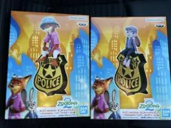 ディズニー　ズートピア　モニタートップフィギュア　ニック　ジュディ　セット　②