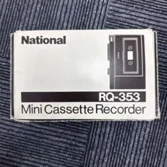 National Panasonic ￼RQ-353 ミニカセットレコーダーのサムネイル